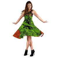 Polynesian Hawaii Women's Dress - Tribal Wave - Polynesian Pride