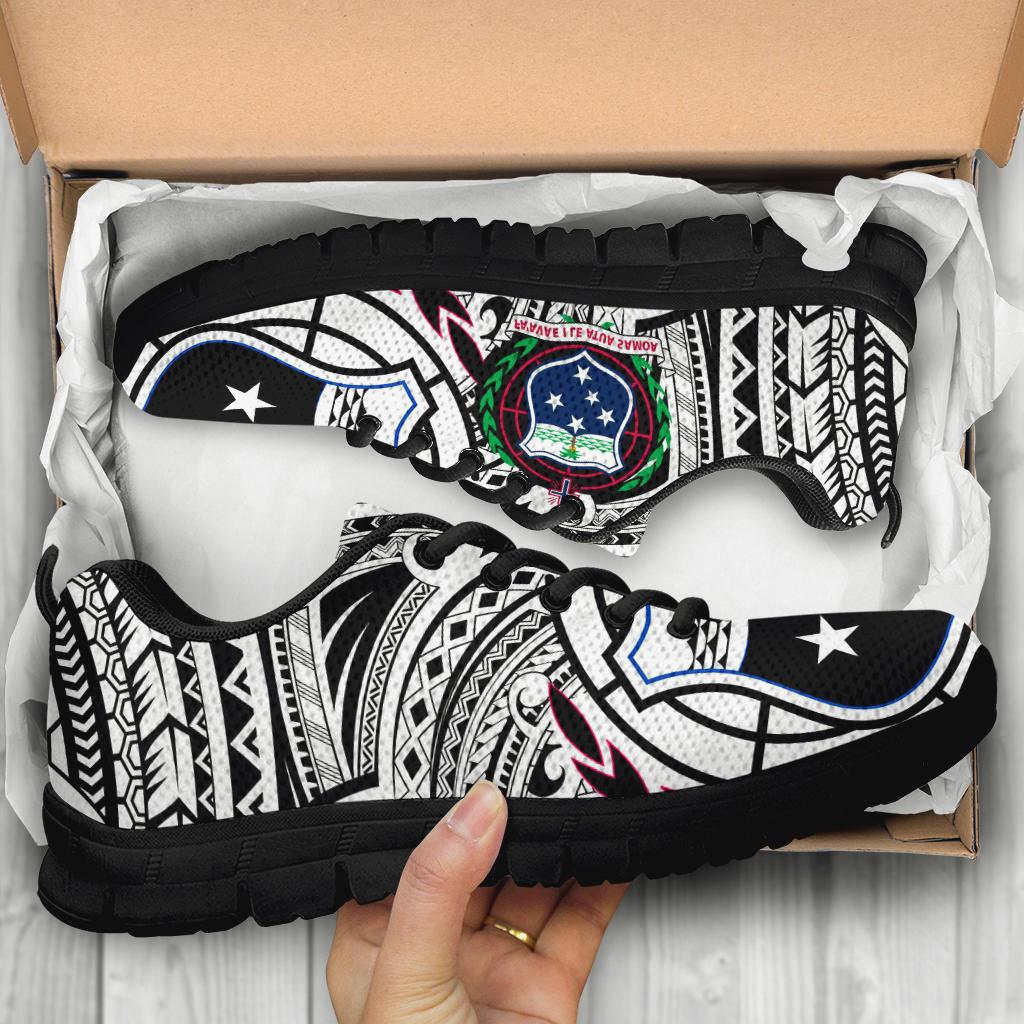 Samoa Sneaker - Coat Of Arm Samoa - Polynesian Pride