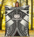 Samoa Polynesian Premium Blanket - Samoa White Seal with Polynesian Tattoo - Polynesian Pride