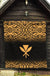 Hawaii Premium Quilt - Gold Kanaka Maoli Polynesian Tattoo & Black Frog - Polynesian Pride