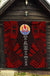 Tahiti Premium Quilt - Tahiti Flag Polynesian Red Tattoo - Polynesian Pride