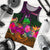 New Caledonia Polynesian Personalised Men's Tank Top - Summer Hibiscus Reggae - Polynesian Pride