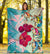 Polynesian Hawaii Premium Blanket - Plumeria Turtles with Hibiscus - Polynesian Pride