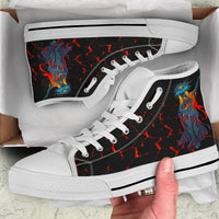 Hawaii Pele Mauna Kea High Top Shoe V.2 - Lava Style - Polynesian Pride