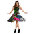 Samoa Midi Dress - Turtle Plumeria Banana Leaf - Polynesian Pride