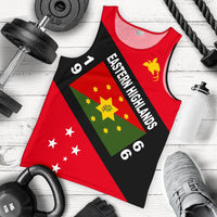 Papua New Guinea Men's Tank Top - Eastern Highlands Province Red - Polynesian Pride
