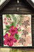 Hawaii Turtle Hibiscus Plumeria Beige Style - Premium Quilts AH - Polynesian Pride