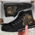 Federated States Of Micronesia High Top Shoes - Gold Tribal Wave - Polynesian Pride