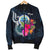 Federated States of Micronesia Men's Bomber Jacket - Tropical Flower - Polynesian Pride