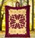 Hawaii Premium Blanket - Hawaiian Quilt Plumeria Medallion Burgundy - AH - Polynesian Pride