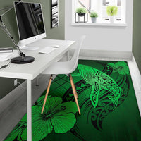 Hawaii Polynesia Whale Hibiscus - Green - Polynesian Pride