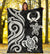Pohnpei Micronesian Premium Blanket - White Tentacle Turtle - Polynesian Pride