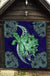 Hawaii Polynesian Turtle Hibiscus Premium Quilt - Green - Polynesian Pride