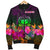 Samoa Men's Bomber Jacket - Summer Hibiscus - Polynesian Pride