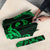 Guam Umbrella Turtle Coat of Arms Polynesian Pattern Green Umbrella - TH0 One Size Green - Polynesian Pride
