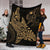 Shark Polynesian Blanket - Polynesian Tattoo Gold - Polynesian Pride