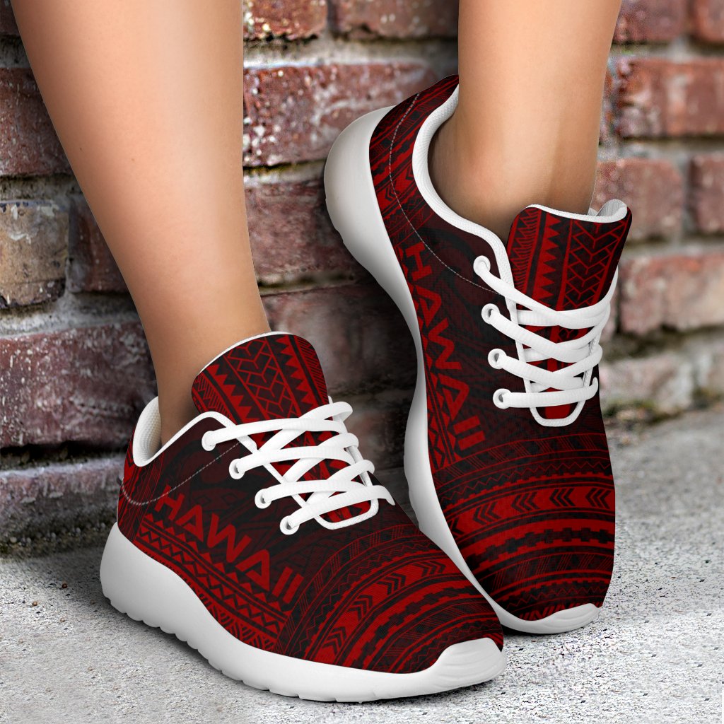 Hawaii Sporty Sneakers - Polynesian Chief Red Version - Polynesian Pride