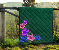 Only Hibiscus Premium Quilt - Polynesian Pride
