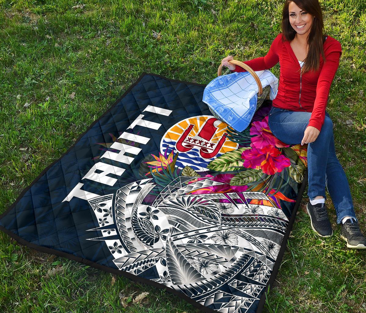 Tahiti Premium Quilt - Tahiti Summer Vibes - Polynesian Pride