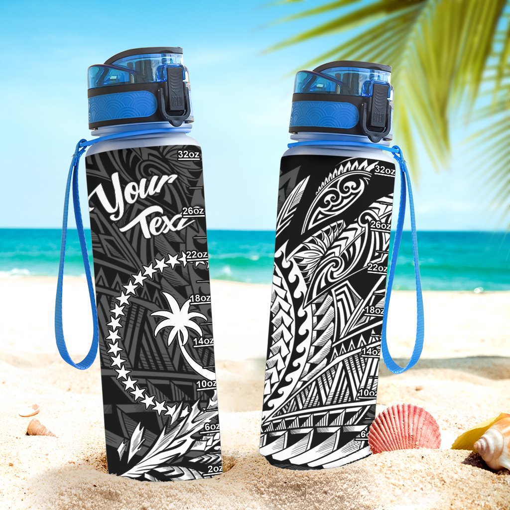 Chuuk State Custom Personalised Hydro Tracking Bottle - Wings Style - Polynesian Pride