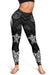 Palau Women's Leggings - White Tentacle Turtle - Polynesian Pride