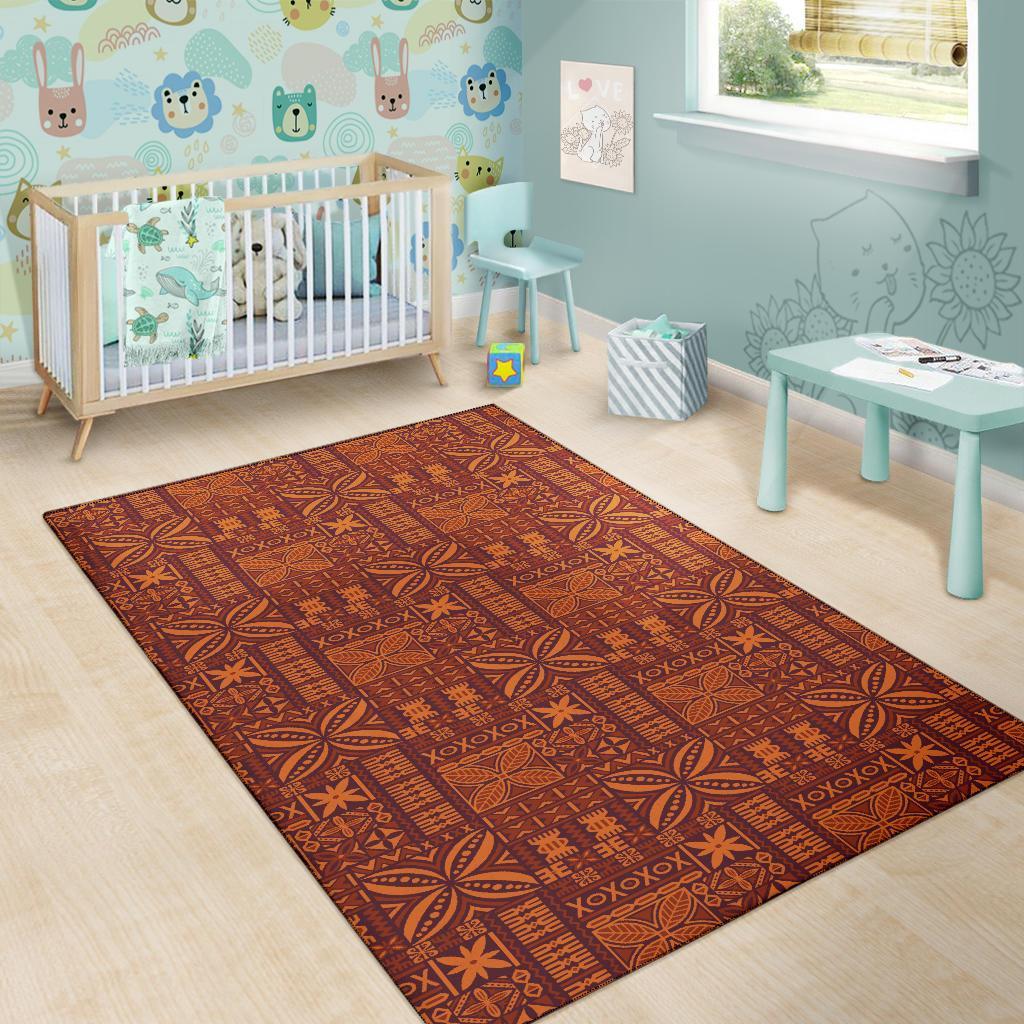 Hawaii Kapa Area Rug AH - Polynesian Pride