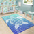 Turtle Gardiant Background Area Rug AH - Polynesian Pride