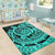Hawaii Polynesian Turtle Rug - Turquoise - Polynesian Pride