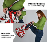 Maori Tribal Ornament Grocery Bag 3 - Pack - Polynesian Pride