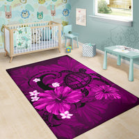 Hawaii Turtle Map Hibiscus Plumeria - Pink - Polynesian Pride