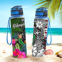 Pohnpei Hydro Tracking Bottle - Turtle Plumeria Banana Leaf - Polynesian Pride