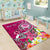 FSM Custom Personalised Area Rug - Turtle Plumeria (PINK) - Polynesian Pride