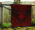 Hawaii Premium Quilt - Kanaka Maoli Polynesian Chief Red Version - Polynesian Pride