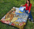 Hawaii The Girl Surfing Wave Premium Quilt - Polynesian Pride