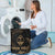 Guam Polynesian Custom Personalised Laundry Basket - Gold Tribal Wave - Polynesian Pride