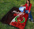 Pohnpei Micronesia Premium Quilt - Coat Of Arm With Hibiscus - Polynesian Pride