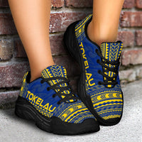 Tokelau Chunky Sneakers - Polynesian Chief Flag Version - Polynesian Pride