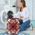 Hawaiian Quilt Tradition Red Laundry Basket AH - Polynesian Pride