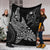 Shark Polynesian Blanket - Polynesian Tattoo Black - Polynesian Pride