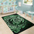 Hawaiian Map Turtle Polynesian Circle Rug AH - Polynesian Pride