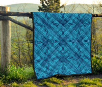 Polynesian Premium Quilt Blue - Polynesian Pride