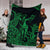 Polynesian Hawaii Premium Blanket - Hula Girl Green - Polynesian Pride