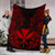 Polynesian Hawaii (Kanaka Maoli) Premium Blanket - Red Turtle Homeland - Polynesian Pride