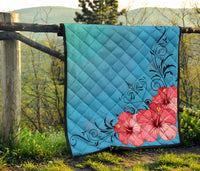 Hibiscus Flower Premium Quilt - Polynesian Pride