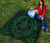 Hawaiian Kakau Honu Arc Green Polynesian Premium Quilt - Polynesian Pride