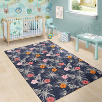 Tropical Grey Rug - Polynesian Pride
