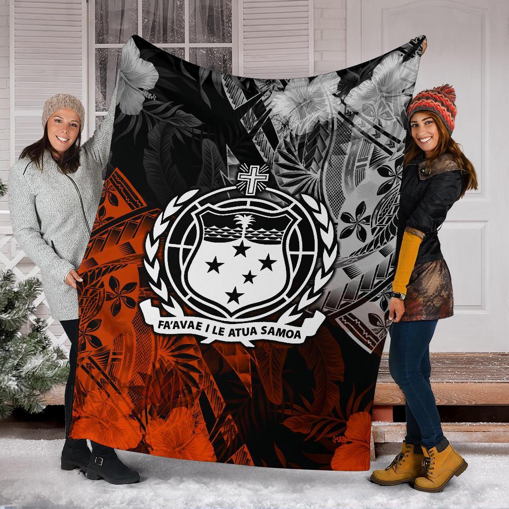Samoa Polynesian Premium Blanket - Vintage Polynesian Style - Polynesian Pride