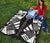 Tahiti Premium Quilt - Tahiti Flag Polynesian White Tattoo (Black) - Polynesian Pride