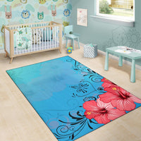 Hibiscus Art Area Rug AH - Polynesian Pride