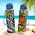 Papua New Guinea Custom Personalised Hydro Tracking Bottle - Seal Spiral Polynesian Patterns - Polynesian Pride
